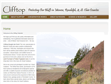 Tablet Screenshot of clifftopalliance.org